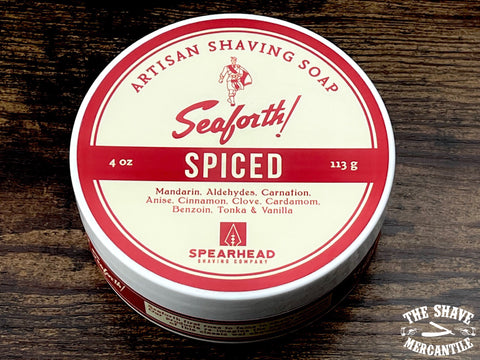 SPEARHEAD SHAVING COMPANY - SEAFORTH! SPICED SHAVING SOAP