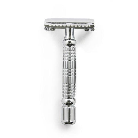 Rockwell Razors R1 Butterfly Safety Razor - WHITE CHROME FINISH