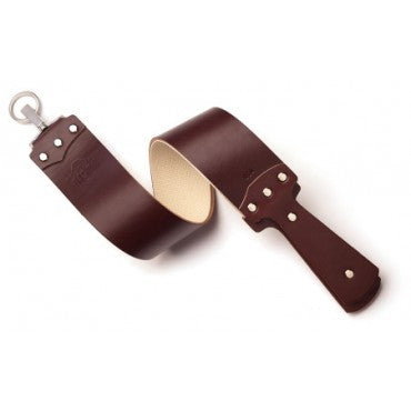 Bison English Bridle Razor Strop - Burgundy