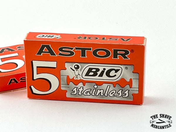Bic ASTOR Stainless Steel Double Edge Razor Blades (Pack of 5)