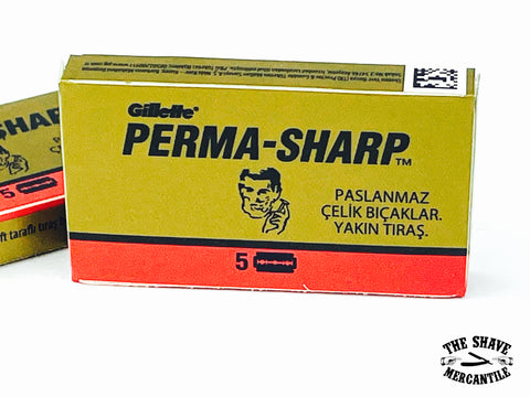 Gillette Perma Sharp Stainless Steel Razor Blade
