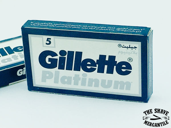 Gillette Platinum Double Edge Razor Blades (pack of 5)