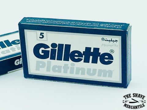 Gillette Platinum Double Edge Razor Blades (pack of 5)