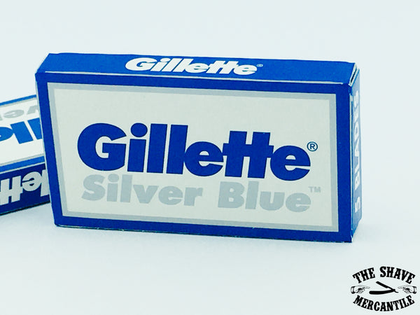 Gillette Silver Blue Double Edge Razor Blades (pack of 5)