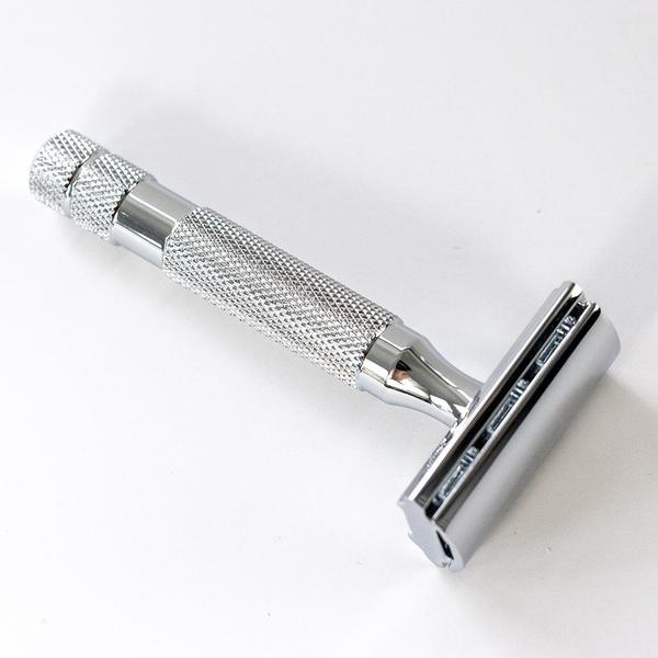 Rockwell Razors 6C Adjustable Safety Razor - White Chrome – The Shave ...