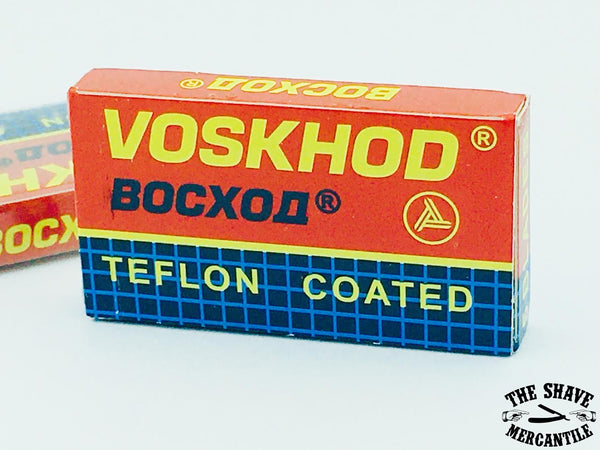 Voskhod Teflon Coated Double Edge Razors Blades (pack of 5)