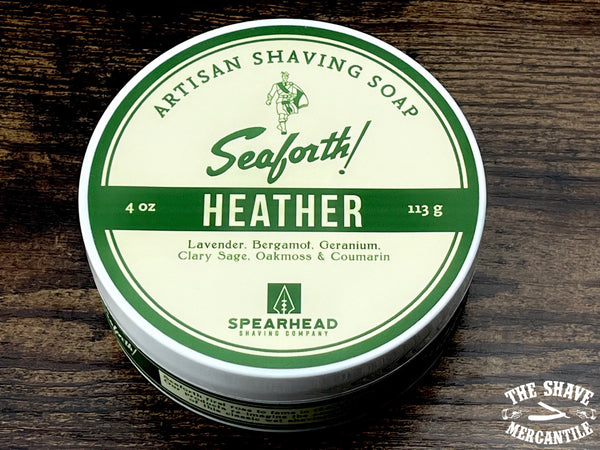Spearhead Shaving Company - Seaforth! Heather Shaving Soap