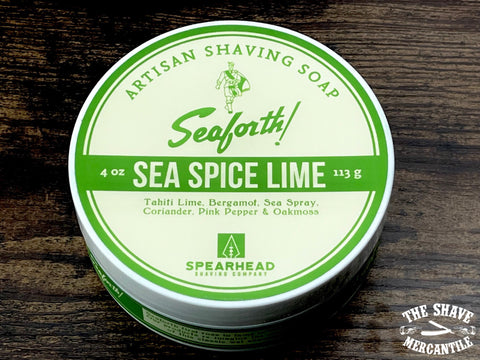 Spearhead Shaving Company - Seaforth! Sea Spice Lime Shaving Soap
